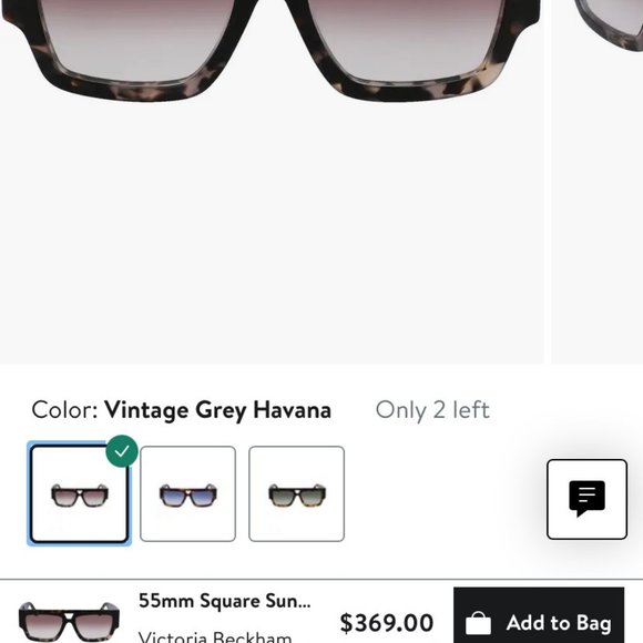 Victoria Beckham 55mm Square Sunglasses - Picture 2 of 16